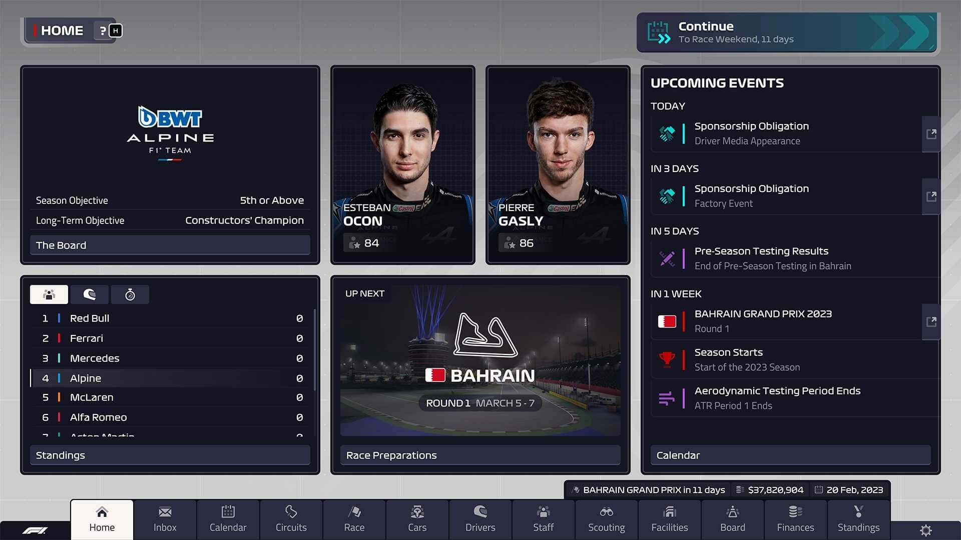 F1车队经理2023(F1 Manager 2023)