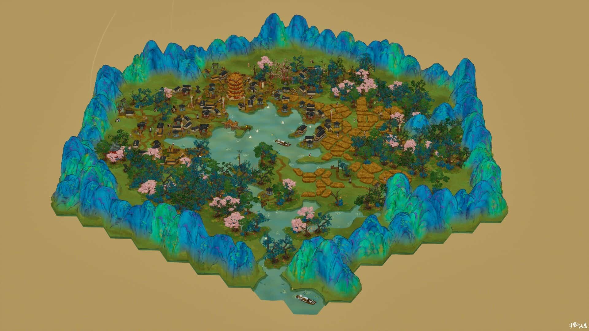 千里山河录(Qianli The Vastscape Scroll)